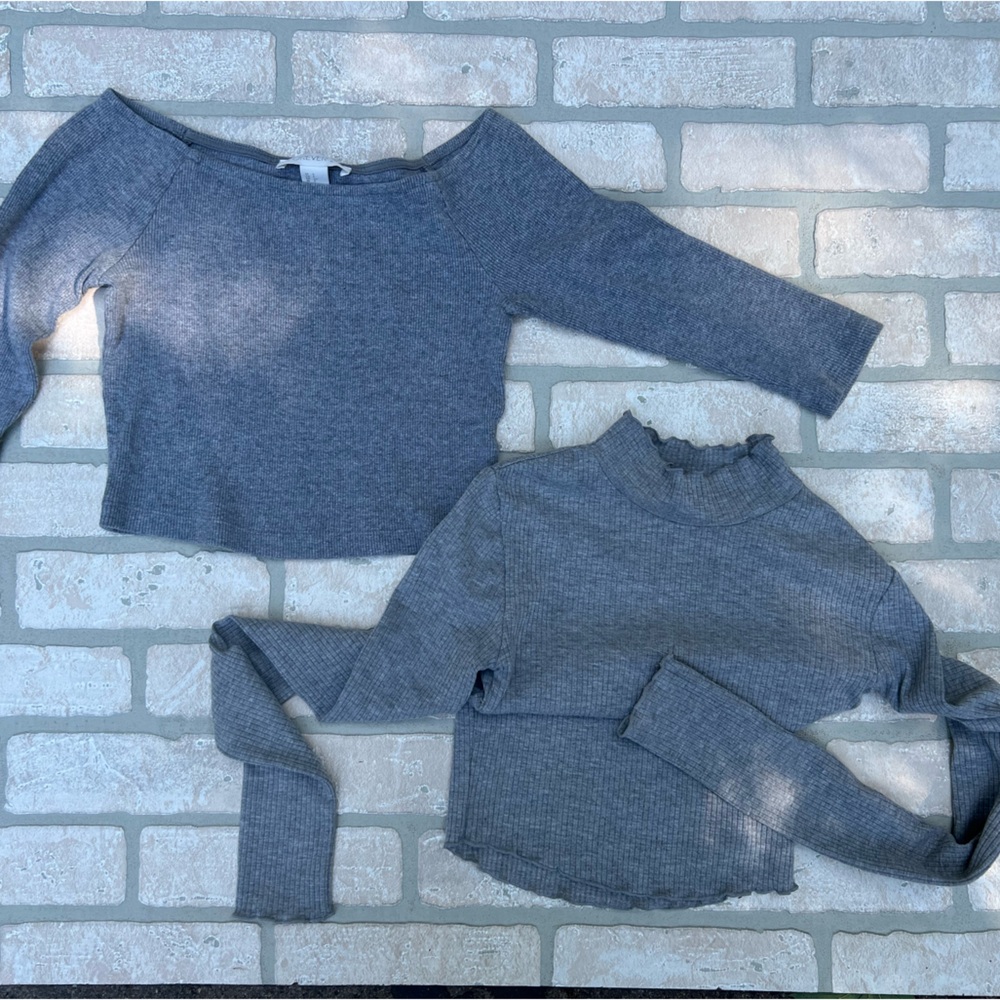 Grey Crop Top Bundle